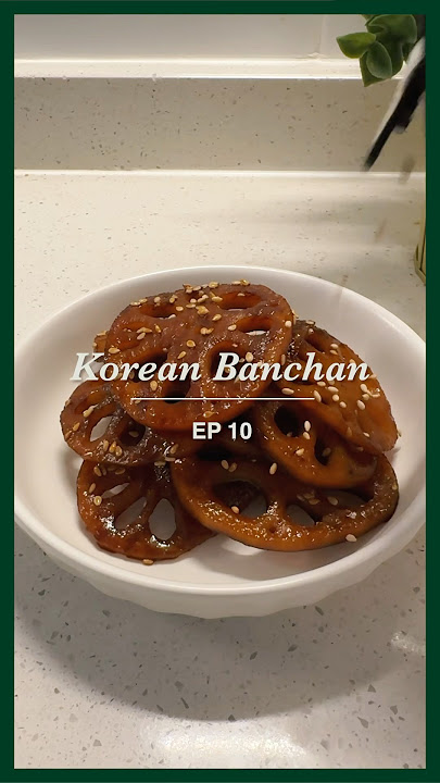Korean braised lotus root