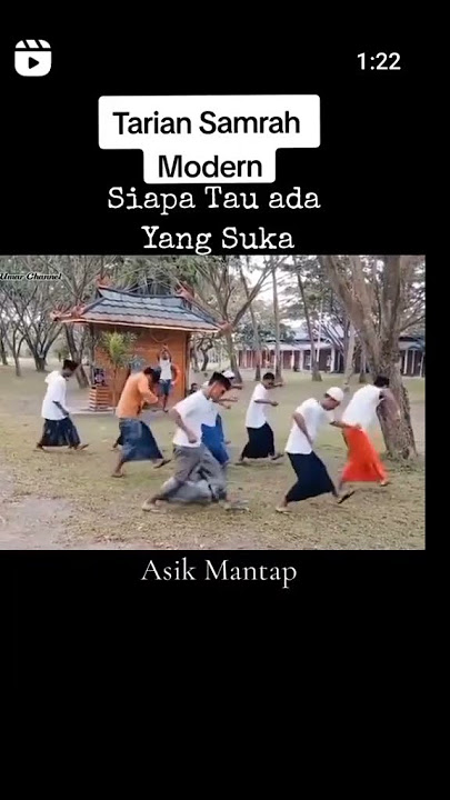 tarian samrah modern, ala santri pondok