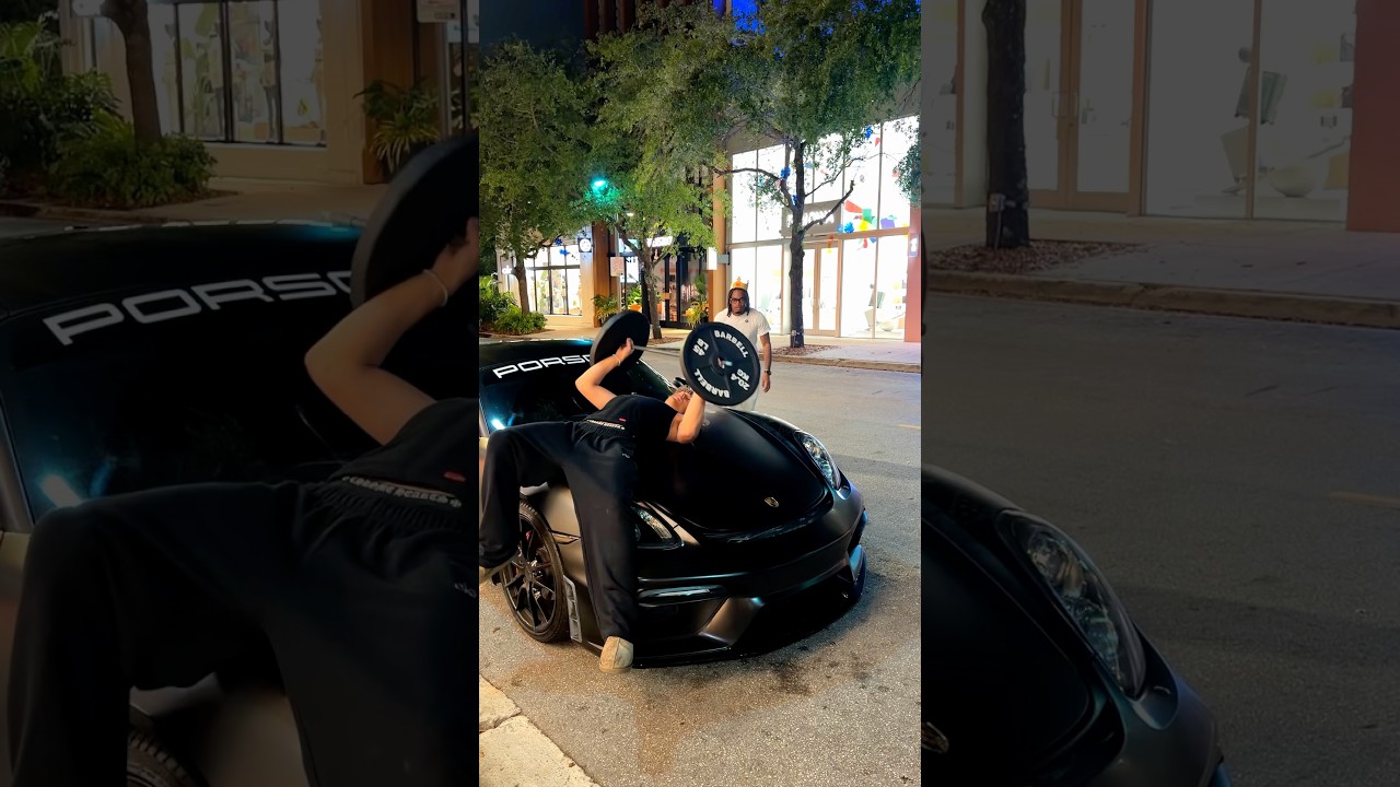 Writing My Subscribers On My Porsche!