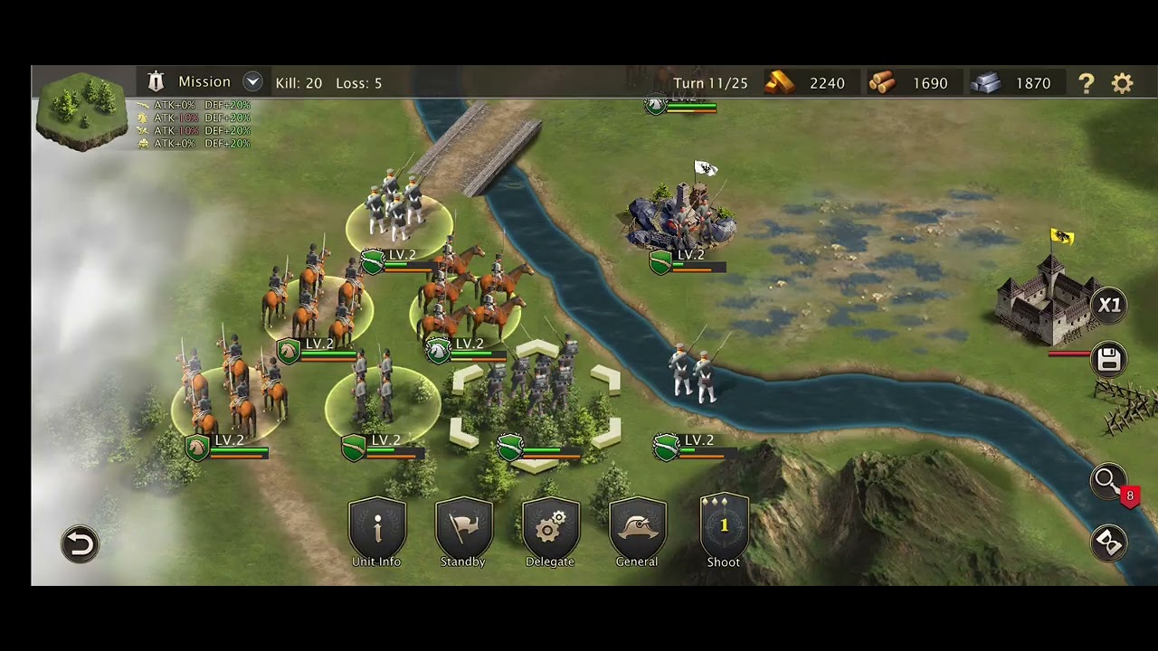 Битва при Гогенфридберге (в игре Grand War 2)