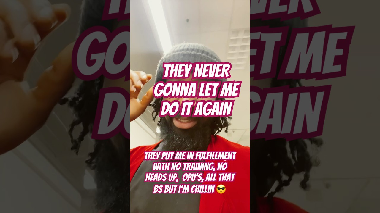 First time doing fulfillment / OPU at Target (with no training smh) 