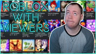 PLAYING ROBLOX WITH VIEWERS LIVE #712 + SCR GUARDING SUPERVISOR RESULTS!!