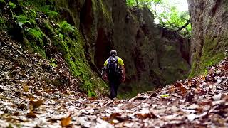 Backpacking The Unknown Man Explores A Mysterious Cavity