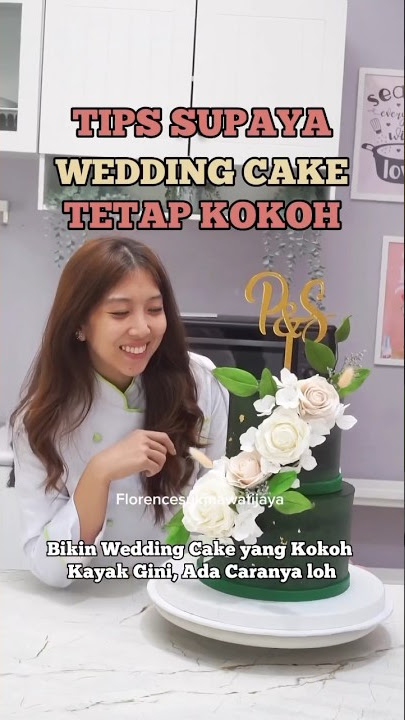 Tips supaya Wedding Cake tetap kokoh ✨ #shorts #tipsbaking #cake #bakingrecipe