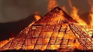 Burning Man 2016 - Catacomb of Veils - Sunrise Burn