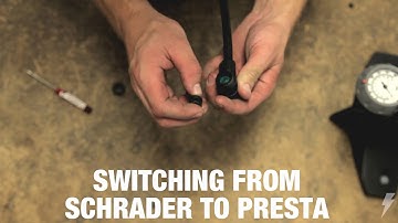 Switch from Schrader to Presta valve on Dan