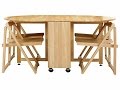 Wooden Fold Up Dining Table