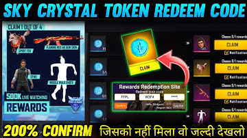 SKY CRYSTAL REDEEM CODE | SKY CRYSTAL KYU NHI MILA | 500K LIVE WATCHING REDEEM CODE |   NHI MILA