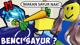 AKU DIPAKSA MAKAN SAYURAN DI ROBLOX ? | Roblox No More Vegetables Indonesia