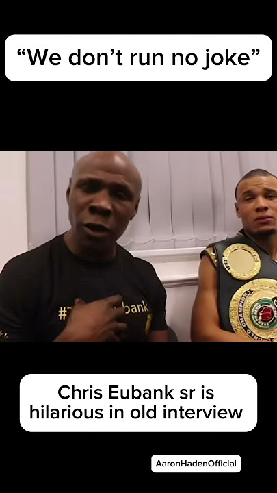 😂#chriseubankjr #eubank #conorbenn #eubankjrbenn #fyp #boxing #boxingnews #nigelbenn #boxer #box