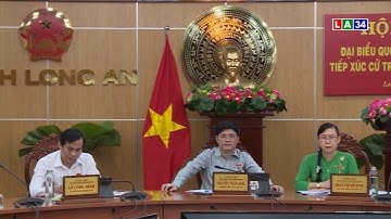 Đoàn Đại biểu Quốc hội tỉnh Long An tiếp xúc cử tri | LONG AN TV
