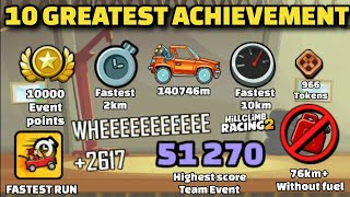 10 GREATEST ACHIEVEMENT OF 2022 IN HILL CLIMB RACING 2