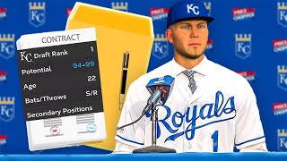 I got the #1 Player in the Draft! MLB The Show 24 Royals Franchise