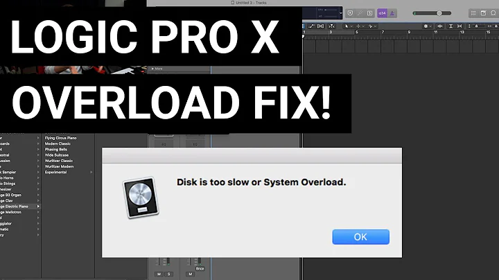 System Overload Fix - Optimize Audio Settings for Logic Pro X #musicproducer #logicprox #tutorial