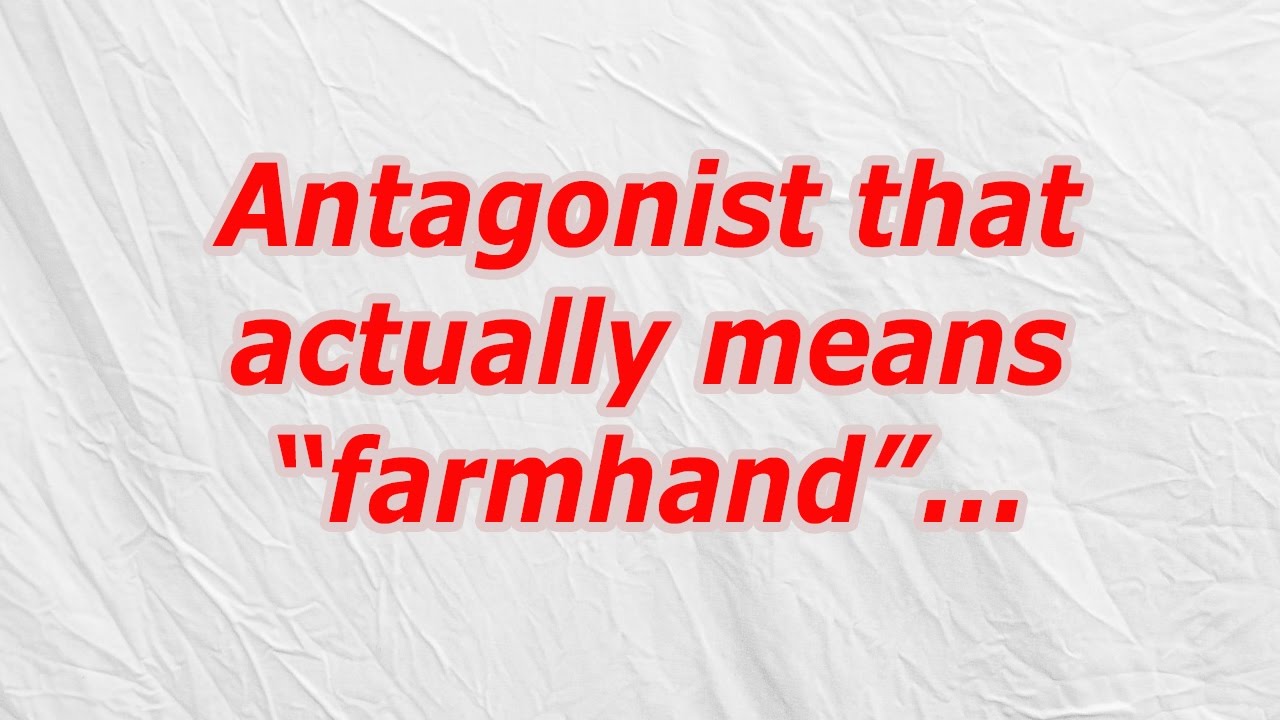 Antagonist That Actually Means Farmhand Codycross Crossword Answer Youtube