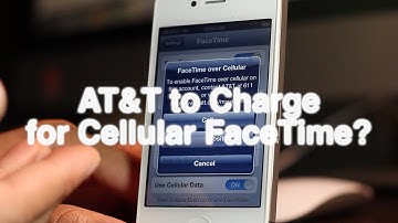 AT&T to charge for FaceTime over cellular?