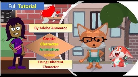 How to make Cartoon Animation using different character // free Adobe software