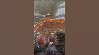 Celtic fans singing last Christmas in Germany