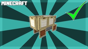 MINECRAFT | How to Make a SHOPPING CART! 1.16.3