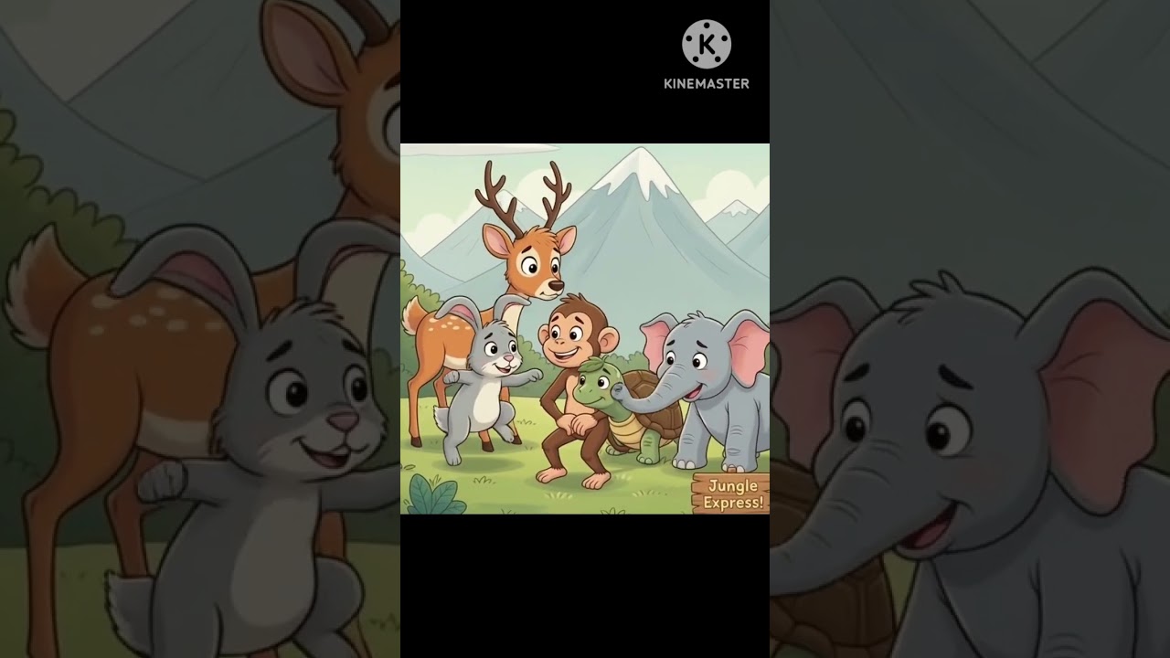 # 10 min delivery # jungle express # animated # youtube shorts # moral stories 