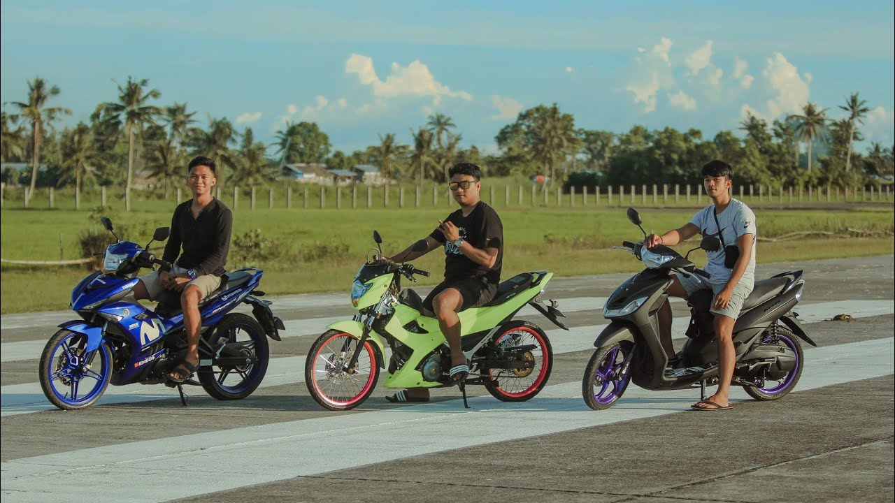 Sniper 150 x Raider 150 Carb x Mio Sporty 115 MotoChill & Where2Go Bulan Airport YouTube