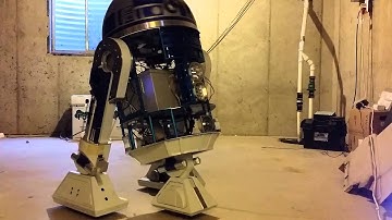 R2D2 taking his first steps part 1
