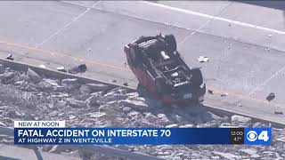 Fatal crashes close I-70 in St. Charles County