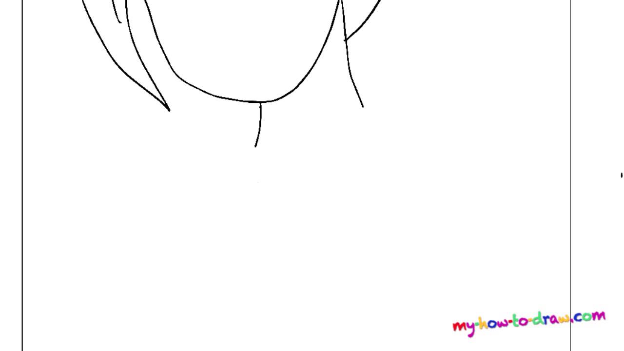 How to Draw Anime Faces Kids Printable Worksheets How-to-draw E