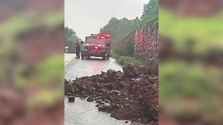 Crews are working to clear the road.