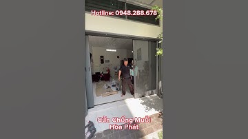 Cửa Lưới Chống Muỗi Dạng Xếp Hòa Phát 4 Cánh #luoichongmuoi #cualuoichongmuoi #cuachongmuoi