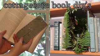 COTTAGE/GOBLINCORE BOOK DIY'S | cottagecore/goblincore aesthetic diy's