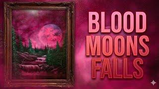 "Blood Moon Falls" Oil Painting Walkthrough on Massive Canvas!