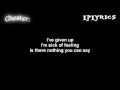 Linkin Park- Given Up [ Lyrics on screen ] HD