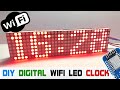 DIY WiFi Clock Informer on MAX7219 and ESP8266 / WiFi часы информер на MAX7219 и ESP8266