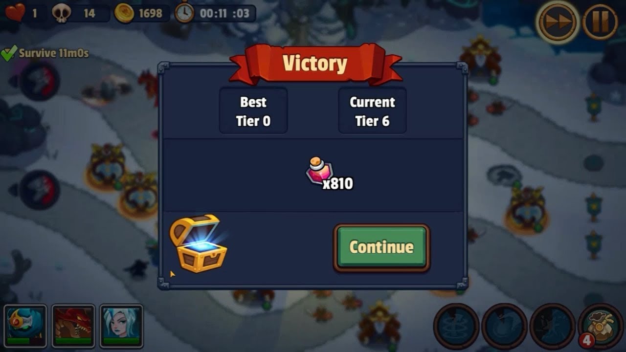 Realm Defense - Shattered Realms - Tundra Plateau - Level 26 - Frosty Waves of Survival