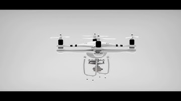 QSG Drone II (design and exploded animation)