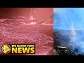 Kilauea Volcano Eruption Update: Wind Vortex, Lava Fountains (June 7, 2023)