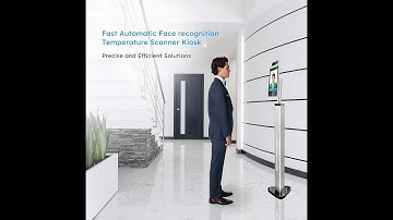 8 Inch Security Ai Face Recognition Camera Turnstile Access Control System Temperature Measurement