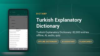 Turkish Explanatory Dictionary screenshot 2
