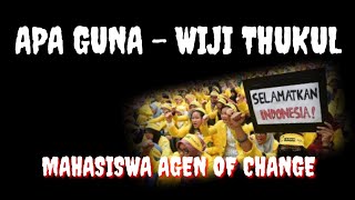 Apa Guna - Wiji Thukul II Lagu Mahasiswa