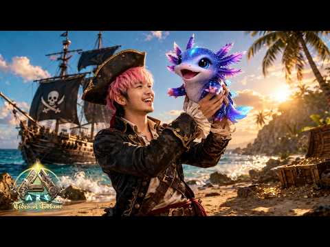 Captain Smart ရဲ့ First Crewmate ရေနဂါးပေါက်လေး (Day-2) | ARK: Tides of Fortune