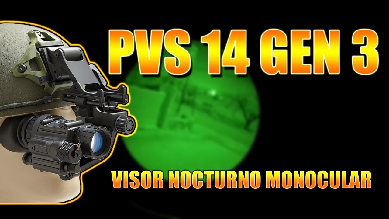 PVS 14 GEN 3 VISOR NOCTURNO MONOCULAR (EN ESPAÑOL) 