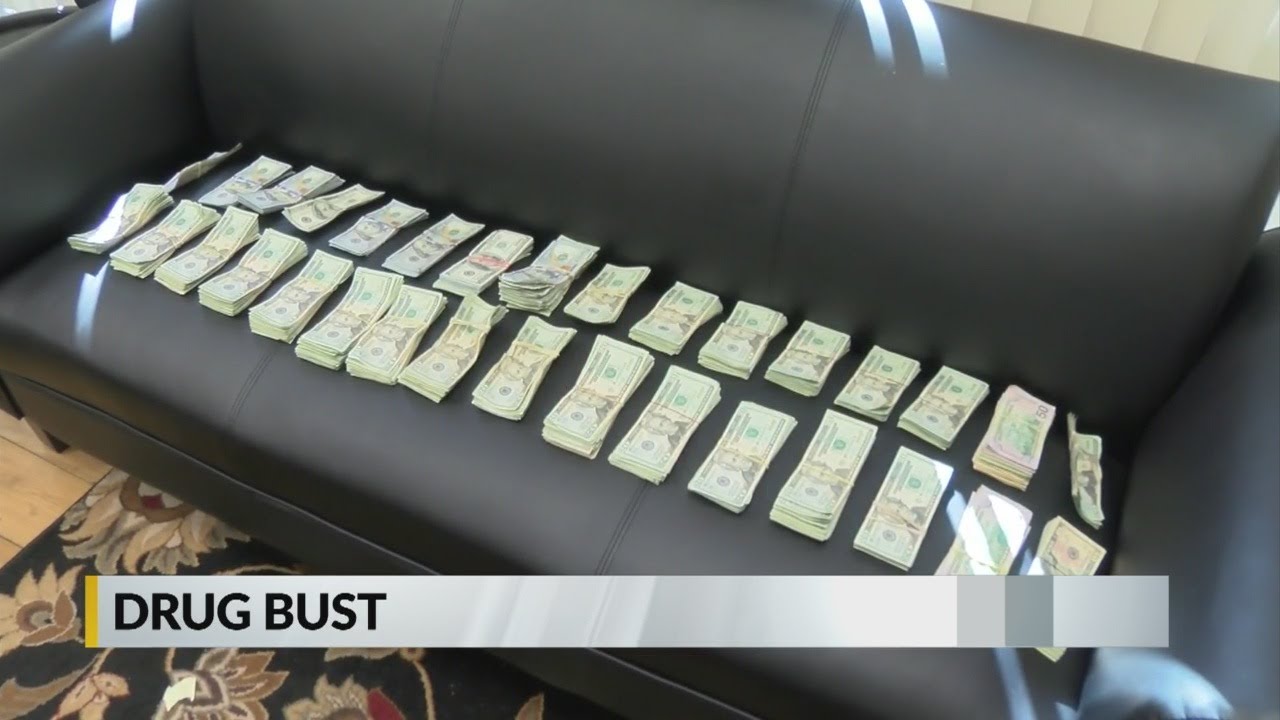 Drug Bust 20 Pounds Of Weed And Over 30 000 In Cash YouTube