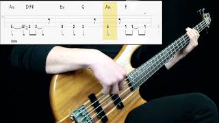 Video thumbnail of "Radiohead - Karma Police (Bass Cover) (Play Along Tabs In Video)"