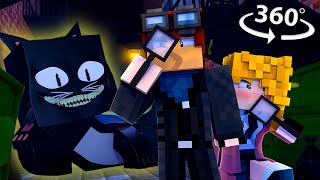 You're ESCAPING Cartoon Cat in 360/VR - Minecraft VR Video