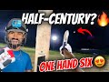 Onehanded six by modern day cricket  chasing 142 in t10 match  night match vlog gopro view