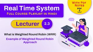 Weighted Round Robin (WRR) | Weighted Round Robin Scheduling | Real-Time Scheduling | RTS
