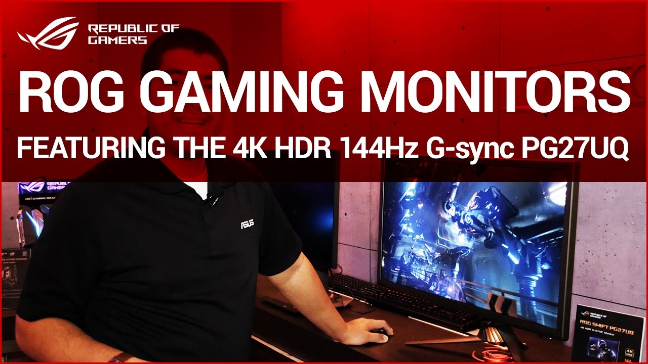 The Asus Swift PG27UQ is the world's first 144Hz 4K gaming monitor