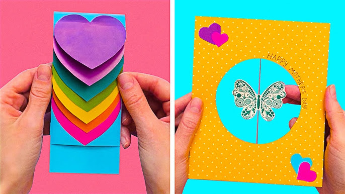 Easy Card Making Ideas: It's A Great Feeling To Make A Card in 5 Min.