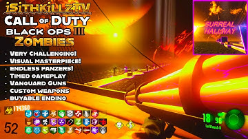 NEW Surreal Hallway is a visual masterpiece & a very difficult challenge map! - Bo3 custom zombies